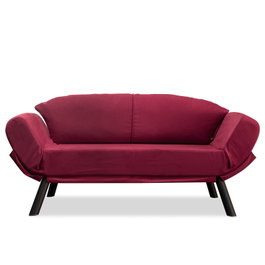 Atelier Del Sofa Genzo Sofá cama de 2 plazas Granate